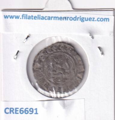 CRE6691 MONEDA ESPAÑA ENRIQUE III BLANCA 1390-1406 VELLON BURGOS