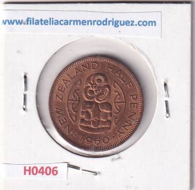 H0406 MONEDA NUEVA ZELANDA 1 LIBRA 1960