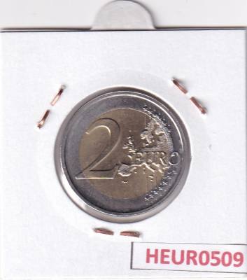 HEUR0509 MONEDA LUXEMBURGO 2 EUROS 2022 (10 aniversario boda Gran Duque)