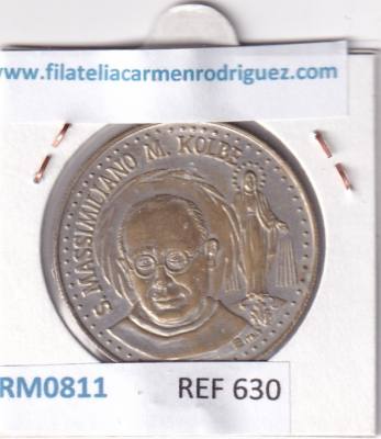 CRM0811 MEDALLA VATICANO JUAN PABLO II PLATA MBC