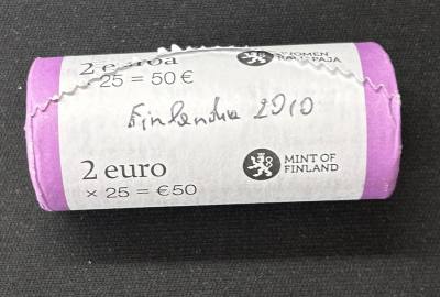 HEUR0598 MONEDA FINLANDIA 2 EUROS 2010 CARTUCHO
