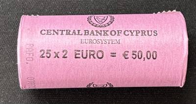 HEUR0599 MONEDA CHIPRE 2 EUROS 2017 CARTUCHO