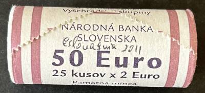 HEUR0600 MONEDA ESLOVAQUIA 2 EUROS 2011 CARTUCHO