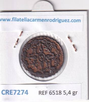 CRE7274 MONEDA ESPAÑA FERNANDO VII 4 MARAVEDIS 1830 SEGOVIA PLATA