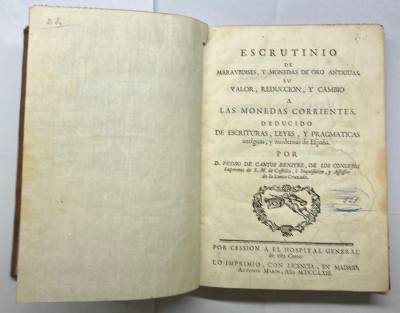 L102 LIBRO ANTIGUO NUMISMATICO ESCRUTINIO DE 1813 FERNANDO VII VER FOTOS