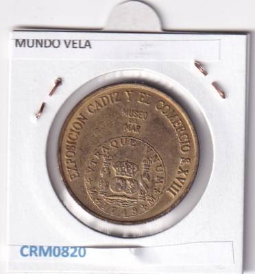 CRM0820 MEDALLA CULTURA EXPO CADIZ MUNDO VELA