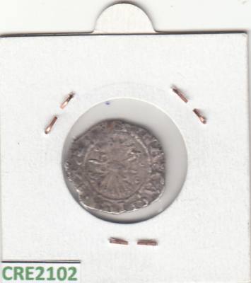 CRE2102 MONEDA  ESPAÑA REYES CATOLICO 0,5 REAL GRANADA PLATA MBC 