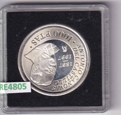 CRE4805 MONEDA ESPAÑA JUAN CARLOS I 1000 PESETAS 1997 CANOVAS