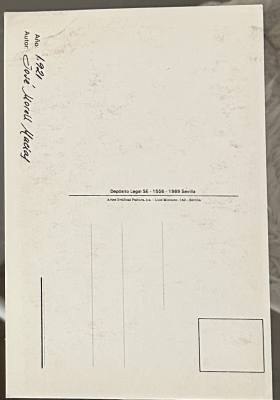 L115 POSTAL SEVILLA 1989 CARTEL FIESTA DE PRIMAVERA DE 1921