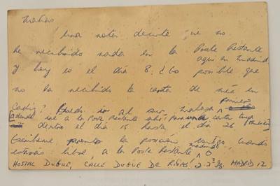 L118 TARJETA POSTAL USADA CON SELLOS DE 70 Y 30 CENTIMOS VER FOTOS