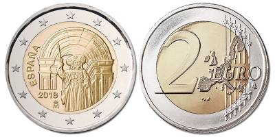 HEUR0343 MONEDA ESPAÑA 2 EUROS 2018 (Santiago Compostela)