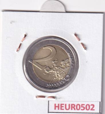 HEUR0502 MONEDA LETONIA 2 EUROS 2022 (Programa Erasmus)