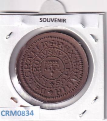 CRM0834 MEDALLA CARLOS I DE BOHEMIA SOUVENIR