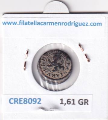 CRE8092 MONEDA ESPAÑA FELIPE III 1603 2 MARAVEDIS SEGOVIA COBRE