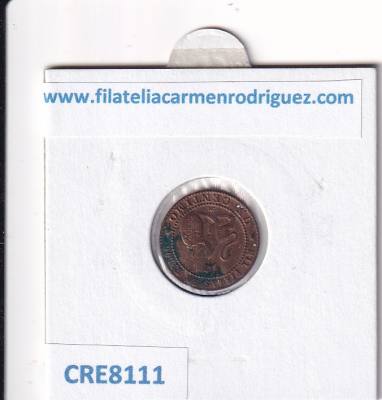 CRE8111 MONEDA ESPAÑA GOBIERNO PROV. 1 CENTIMO 1870 OM BARCELONA