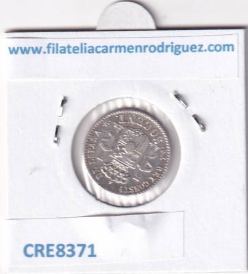 CRE8371 MONEDA ESPAÑA ALFONSO XII 1880 *--*0 50 CENTIMOS MADRID MSM 