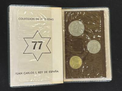 CREXP708 CARTERA MONEDA ESPAÑA MUNDIAL 1975 *77 NUEVAS