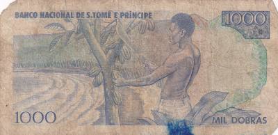CRBX2659 BILLETE STO. THOME Y PRINCIPE 1000 DOBRAS 1977 SERIE AC MC