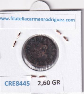 CRE8445  MONEDA ESPAÑA FELIPE III 4 MARAVEDIS 1598-1621 SEGOVIA COBRE