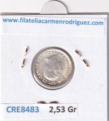 CRE8483 MONEDA ESPAÑA ALFONSO XIII 50 CENTIMOS 1926 PCS BRILLO ORIGINAL