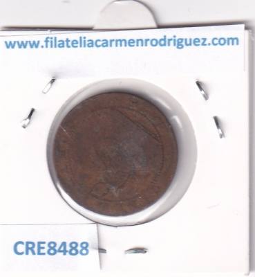 CRE8488 MONEDA ESPAÑA GOBIERNO PROVISIONAL 5 CENTIMOS 1870 
