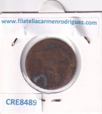 CRE8489 MONEDA ESPAÑA GOBIERNO PROVISIONAL 5 CENTIMOS 1870 