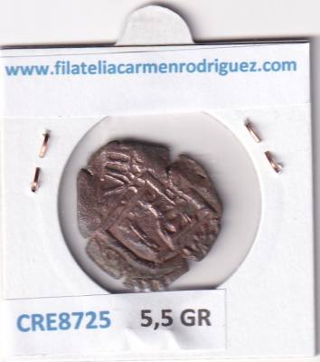 CRE8725 MONEDA ESPAÑA FELIPE IV 8 MARAVEDIS 1658-59 RESELLO TIPO 147