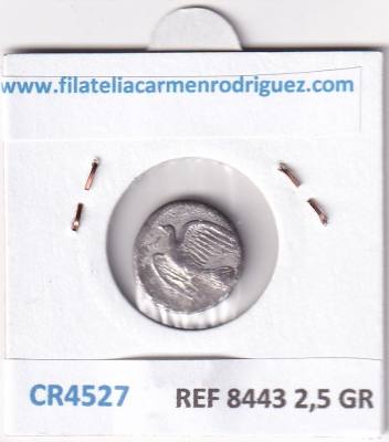 CR4527 MONEDA GRECIA HEMIDRACMA SICIONON 330-280 PLATA