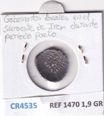 CR4535 MONEDA IMPERIO PARIO OBOLO REY ARTAXERXES II SIBLO I A.C. PLATA