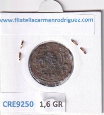 CRE9250 MONEDA ESPAÑA FELIPE IV 8 MARAVEDIS 1662 MADRID Y VELLON