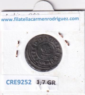 CRE9252 MONEDA ESPAÑA FELIPE IV 8 MARAVEDIS 1662 MADRID Y VELLON