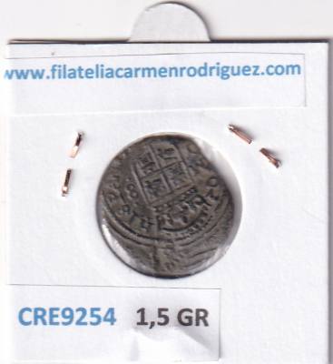 CRE9254 MONEDA ESPAÑA FELIPE IV 8 MARAVEDIS 1662 MADRID Y CON ERRORES VELLON