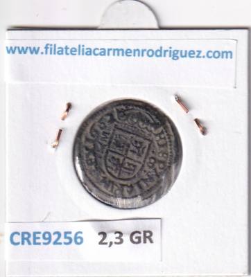 CRE9256 MONEDA ESPAÑA FELIPE IV 8 MARAVEDIS 1662 MADRID Y TIPO 112 VELLON