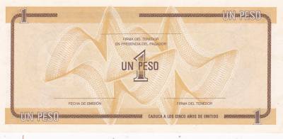 CRBX1364 BILLETE CUBA 1 PESO SERIE D SIN CIRCULAR