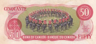 CRBX2746 BILLETE CANADA 50 DOLARES 1975 SERIE EFA EBC