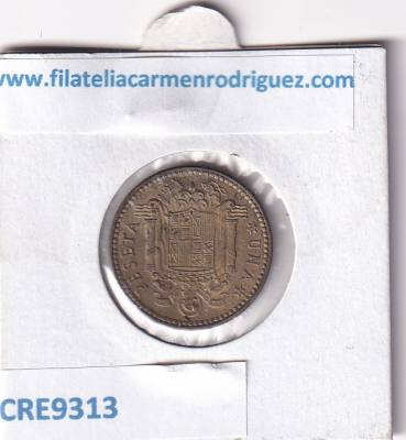 CRE9313 MONEDA ESPAÑA ESTADO ESPAÑOL 1 PESETA 1947 *53