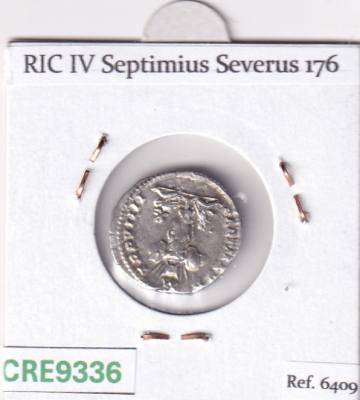 CRE9336 MONEDA ROMANA DENARIO ROMA SEPTIMIO SEVERO TROFEO Y CAUTIVOS 201