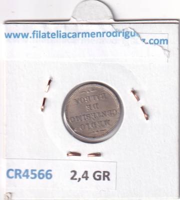 CR4566 MONEDA PANAMA 1/2 CENTESIMA DE BALBOA 1907 PLATA