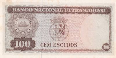 CRBX0677 BILLETE TIMOR 100 ESCUDOS 1963 S/C-