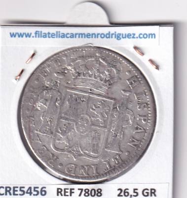 CRE5456 MONEDA ESPAÑA CARLOS III 1781 8 REALES MEXICO PLATA