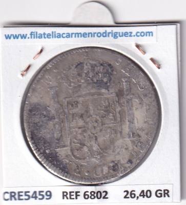 CRE5459 MONEDA ESPAÑA CARLOS III 1789 8 REALES MEXICO PLATA