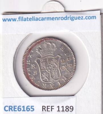 CRE6165 MONEDA ESPAÑA CARLOS IV 2 REALES 1806 SEVILLA CN PLATA BO