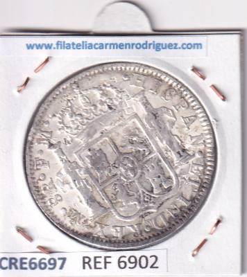 CRE6697 MONEDA ESPAÑA CARLOS III 8 REALES 1787 PLATA