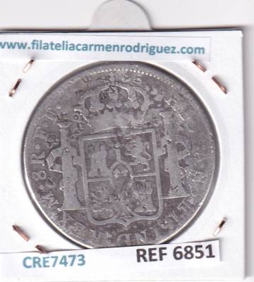 CRE7473 MONEDA ESPAÑA CARLOS III 8 REALES 1778 MEXICO 