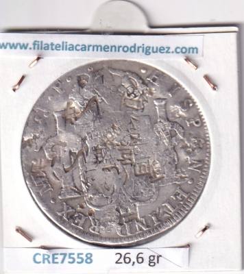 CRE7558 MONEDA ESPAÑA CARLOS IV 8 REALES 1806 LIMA JP