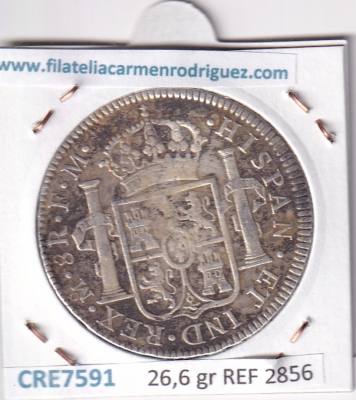 CRE7591 MONEDA ESPAÑA CARLOS IV 8 REALES 1793 MEXICO