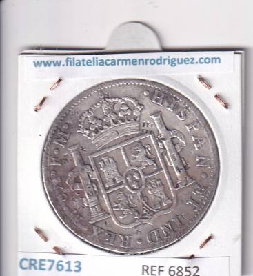 CRE7613 MONEDA ESPAÑA CARLOS IV 8 REALES 1797 MEXICO FM