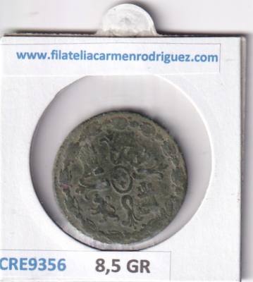 CRE9356 MONEDA ESPAÑA FERNANDO VII 8 MARAVEDIS 1824 JUBIA COBRE