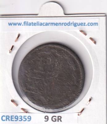 CRE9359 MONEDA ESPAÑA FERNANDO VII 8 MARAVEDIS 1825 JUBIA COBRE