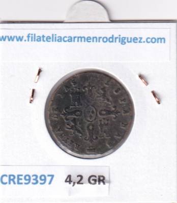 CRE9397 MONEDA ESPAÑA ISABEL II 4 MARAVEDIS 1839 SEGOVIA COBRE